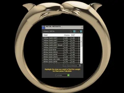 Dolphin Ring 3D print model