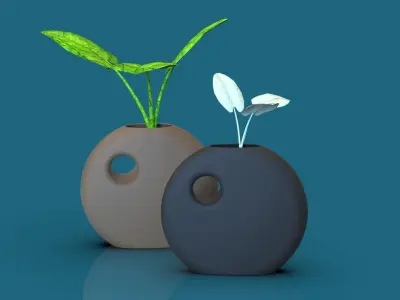 CIRCLE VASE 3D model