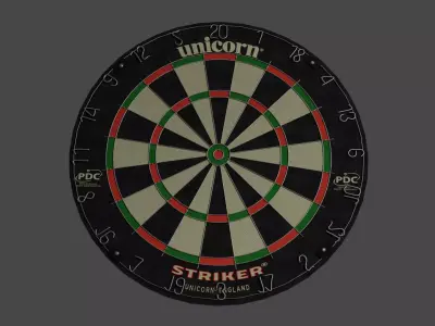 Dartboard 3D model dart board 3D model