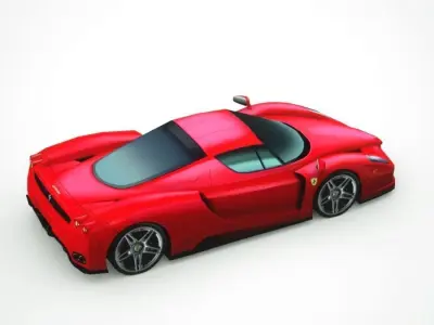 Ferrari Enzo 2004 Low-poly 3D model