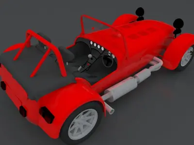 Caterham Seven Sigma Car 3D model