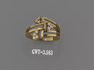 FASION RING 3D model 25