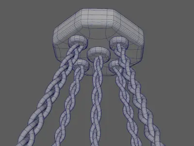 3D Chandelier game of thrones 3D model