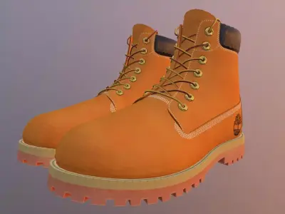 TIMBERLAND SHOES PBR Low-poly 3D model