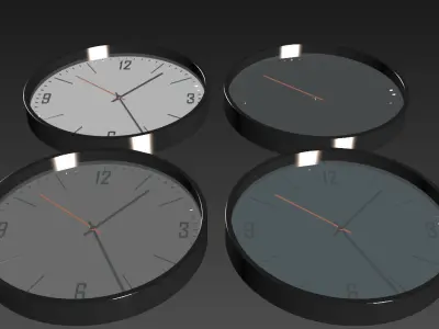 wall watch 3 3D model