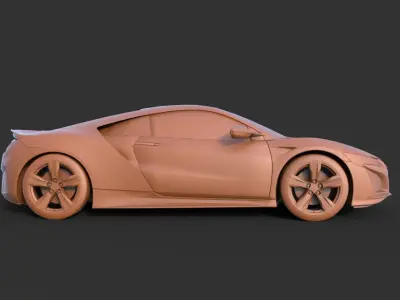 Honda NSX II 3D print model
