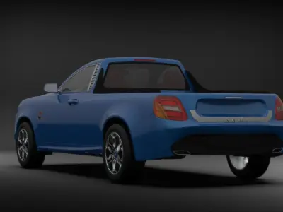 Generic Pickup Truck 3D model