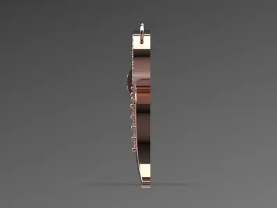 Bow tie jewelry necklace jp0265 3D print model