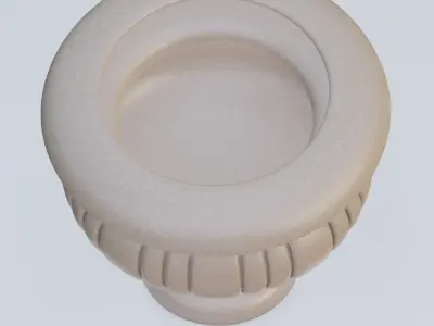 Garden urn planter07 3D model