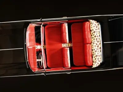 Chevrolet Impala SS 1964 Convertible 3D Model Low-poly 3D model