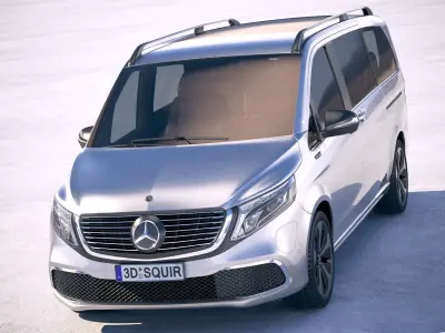 Mercedes-Benz V-Class EQV 2020 3D model
