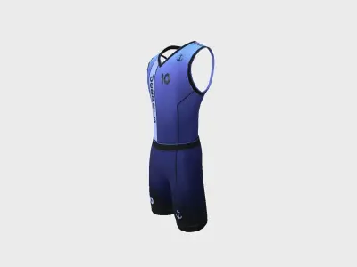 Basketball Fantasy Team Deepers Uniform - Character Design Low-poly 3D model