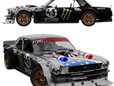 Hoonicorn Mustang V2 3D model