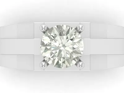 Engagement Ring Free 3D print model 17