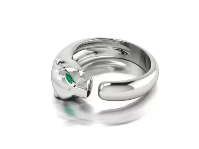  Panthere Ring Jewelry Gold Brand 3D print model