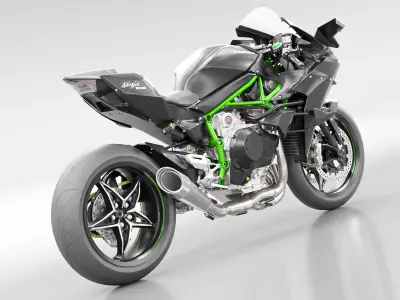 KAWASAKI NINJA H2R 2021 3D model