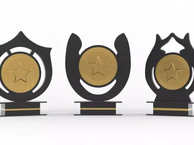 Award Trophy 3D model