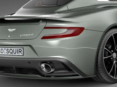 Aston Martin 2013 AM 310 Vanquish 3D model