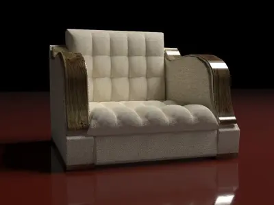 Armchair 3D model get