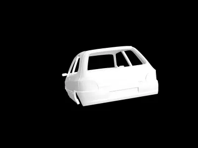 Renault clio 3doors 3D print model