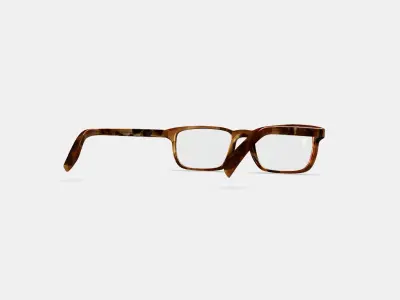 Donovan Eyeglasses in Root Beer 3D model