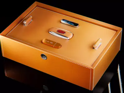 Bugatti Chiron Keys Pack Free low-poly 3D model