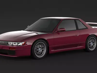 Nissan Silvia S13 3D model