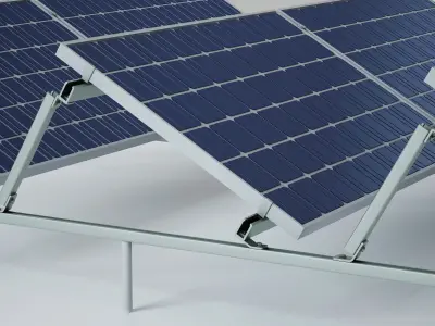 Sun Solar Panels 3D model
