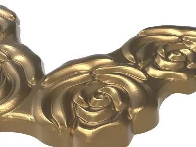 Carved Picture Frame 3D model