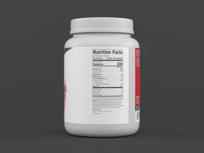 Protein Powder 3D model 23