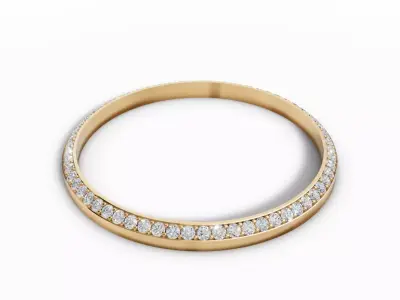 40mm Diamond watch bezel  3D print model