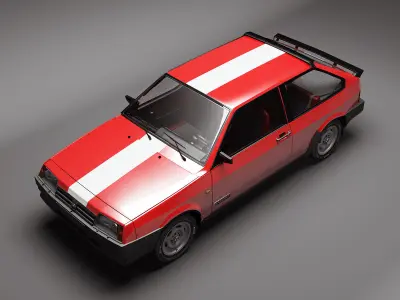 VAZ-2108 car 3D model