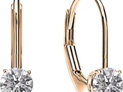 Women Diamond Earrings 3D print model 78