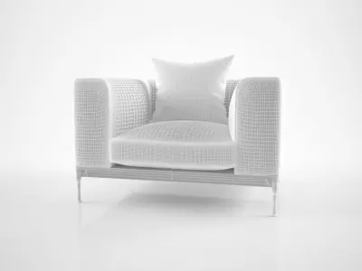 Linley Savile Armchair 3D model