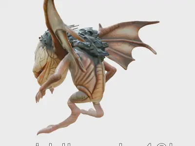 Boggart Shapeshifting Fear Creature Model Low-poly 3D model