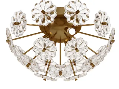 Lampatron MOIRA Ceiling Chandelier Low-poly 3D model
