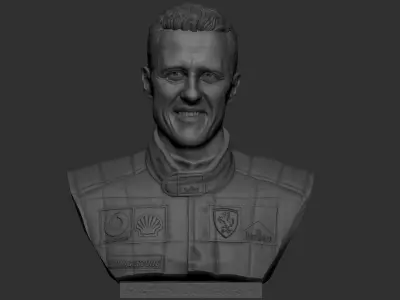Michael Schumacher 3D print model