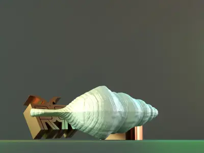 Seashell Decor Free 3D print model