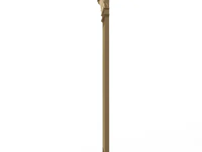 Column Capital 04 Low-poly 3D model