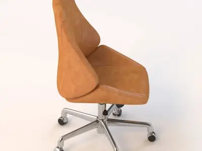 EuroStyle Cut Price Bergen Low Back Office Chair 3D model