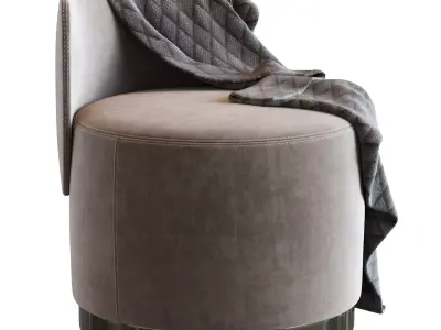 Pouf Andrew Martin 3D model