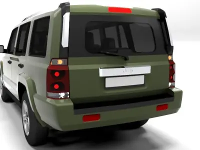 JEEP COMMANDER Low-poly 3D model
