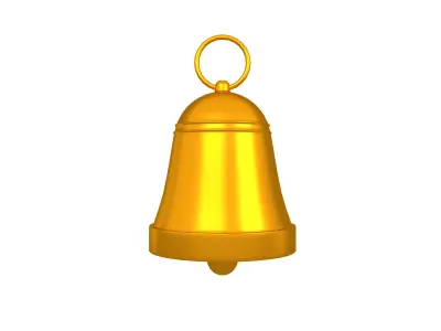 Bell v2 005 Low-poly 3D model
