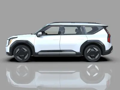 Kia EV9 2023 HQinterior 3D model