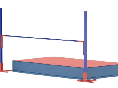 Athletics High Jump Height Gauge 3D model