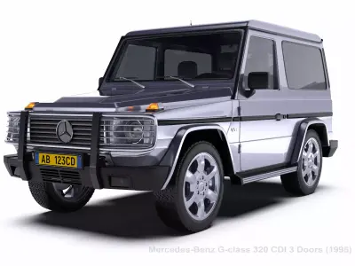 1995 Mercedes-Benz G320 SWB 3D model