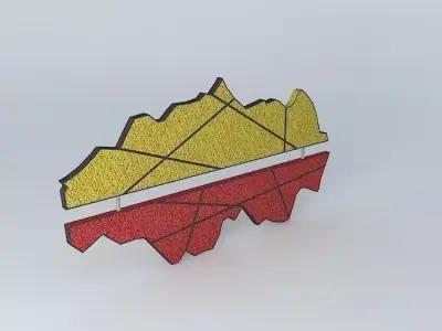 wall decor arte Free 3D model