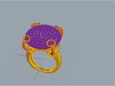 Ring GUCCI 3D print model