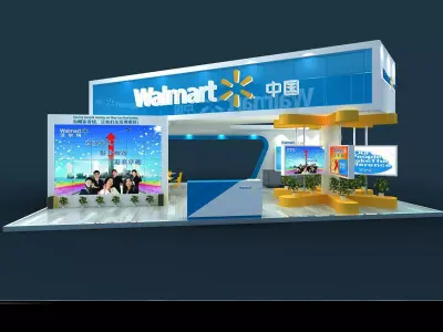 Booth - Area - 12X9-3DMAX2009-06 3D model