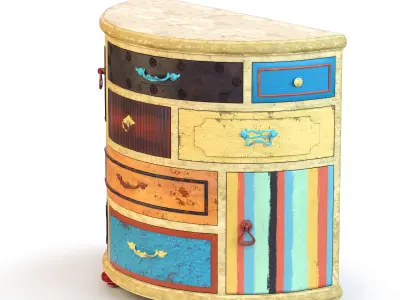 Commode Teatro 3D model